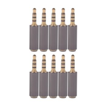 CTIA & OMTP Earphone Microphone Conversion Plug, 10 PCS - 1