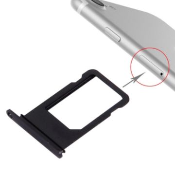 iPhone 7 Jet Black Card Tray Replacement - 1