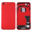Red iPhone 7 Battery Back Cover with Card Tray Assembly - 1