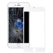 iPhone 7 Plus White Outer Glass & Bezel Frame with OCA Adhesive - 1