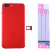 iPhone 7 Plus Red Battery Back Cover & Card Tray Assembly - 6