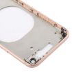 iPhone 8 Gold Transparent Back Cover with Lens & SIM Tray - 4
