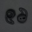 2pcs Black Silicone Ear Caps for Wireless AirPods Earphones - 2