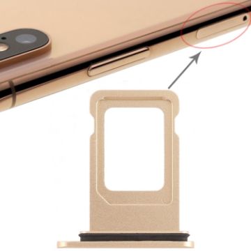 Gold SIM Card Tray for iPhone XR (Single SIM) - 1
