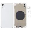 iPhone XR White Back Housing Cover with Camera Lens & SIM Tray - 1