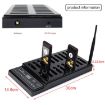 Restaurant Wireless Paging System with 20 Coaster Pagers, US Plug - 6