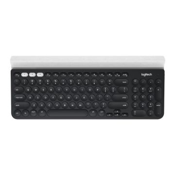 Logitech K780 Wireless Keyboard: Bluetooth + Unifying, Black, Stand - 1