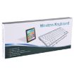 Ultra-thin WB-8022 Wireless Bluetooth Keyboard, Spanish Keys, Silver - 6