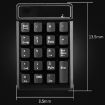 MC Saite 525RF Wireless 2.4G 19-Key Numeric Keyboard - 2