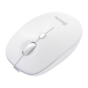 MKESPN 859 Wireless Mouse, 2.4G, BT5.0, BT3.0, Three Modes, White - 1
