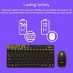 Logitech MK240 Nano Wireless Keyboard & Mouse Set - White - 6