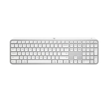 Logitech MX Keys S Wireless Bluetooth Backlit Keyboard (White) - 1