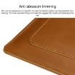 Genuine Leather Business Laptop Bag for 13" and Below (Brown) - 5