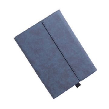 Surface Pro 7/7+ Blue Sheepskin Flip Case with Pen Slot & Holder - 1