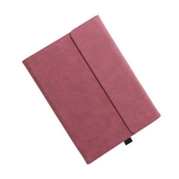 Microsoft Surface Pro 7/7+ Red Sheepskin Leather Case with Pen Slot - 1