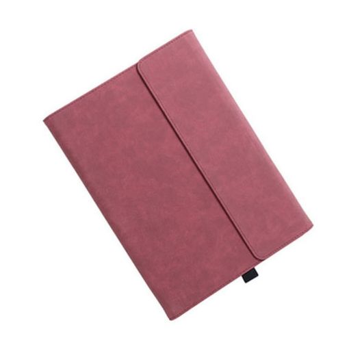 Microsoft Surface Pro 7/7+ Red Sheepskin Leather Case with Pen Slot - 1