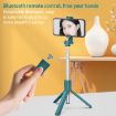 R1 Bluetooth Selfie Stick Tripod - Multifunctional, Black - 6