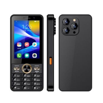 UNIWA XS17 3.5" 4G Feature Phone, 2GB+16GB, Dual SIM (Black) - 1