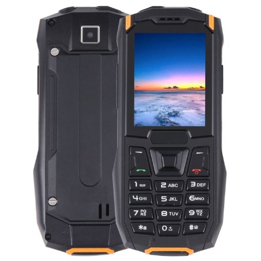 Rugtel R2C Rugged Phone, IP68, 2.4", 2500mAh, Dual SIM, SOS, FM, Orange - 1