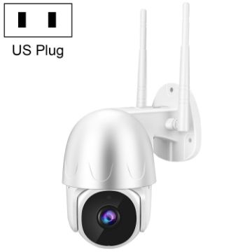Tuya QX45 1080P HD IP65 Waterproof Wireless Camera, US Plug - 1