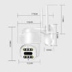 QX48 Pixels 1080P HD Wireless IP Camera with Motion Detection - 2