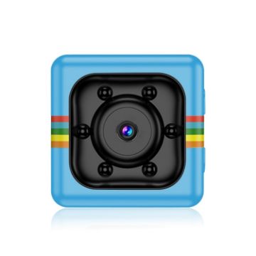 SQ11 Mini DV HD 480P Sport Camera with Night Vision & TF Card (Blue) - 1