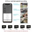 ZAS-5G01 1080P 5G WiFi Panoramic Camera, 64GB, Night Vision, EU Plug - 6