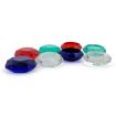 2 PCS Clear White Diamond Texture Grip Caps for PS5 Games - 4