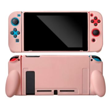 Nintendo Switch Pink Shockproof TPU Case - Pure Color - 1