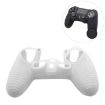 White Non-slip Silicone Protective Case for Sony PS4 - 1
