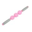 Triple Hedgehog Balls Muscle Massage Stick - Pink - 2