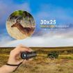 Mini Portable 30x25 Optical Monocular Telescope (Black) - 6