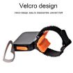 USB Charging Leo Style Red Blue Rear Riding Safety Light - 4