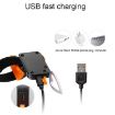 USB Charging Red Blue Rear Lamp Safety Warning Light (Libra Style) - 3