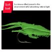 10 PCS 4cm Transparent Fishing Soft Shrimp Bait Lures with Hook - 5