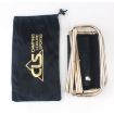 CLS Portable Aluminum Alloy Fishing BBQ Folding Stool, Black, 24.8x22.5x27cm - 6