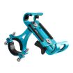 Blue Universal Aluminum Alloy Phone Holder for Motorcycle/Bicycle - 2