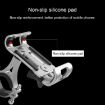 Blue Universal Aluminum Alloy Phone Holder for Motorcycle/Bicycle - 5