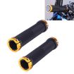 OQSPORT Gold Anti-Slip MTB Hand Grips, Bilateral Lock, 2 PCS - 1