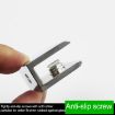 Zinc Alloy 8mm Double-sided Glass Fixing Clamp Bracket - 4