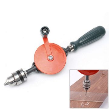 Manual Steel Precision Casting Drill for DIY Woodworking - 1