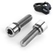 Titanium Bicycle Bottle Cage Screws M5 18mm, 6 PCS - 1
