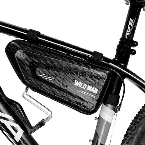 WILD MAN E4 MTB Waterproof Front Bag & Mobile Holder Accessory - 1