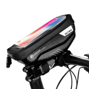 WILD MAN E1 Front Bag MTB Phone Holder, Waterproof Bike Accessory - 1