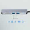 USB-C Hub: 4K HDMI, SD/TF, USB 2.0 & 3.0 Docking Station - 3