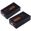 VGA & Audio Extender 1920x1440 HD 100m with UK Plug Adapter - 1