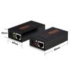 VGA & Audio Extender 1920x1440 HD 100m with UK Plug Adapter - 3