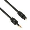 1m Optical Audio Cable: Toslink Male to 3.5mm Mini Toslink Male - 1