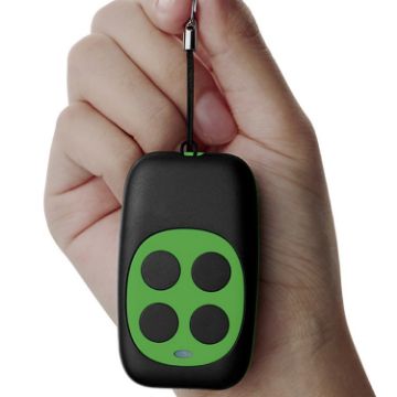 Green Four-Key 433MHz Garage Door Remote Control Cloning Duplicator - 1