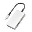 ULT-unite 5 in 1 USB-C Hub: Audio, VGA, DP, HDMI, PD Adapter (White) - 1
